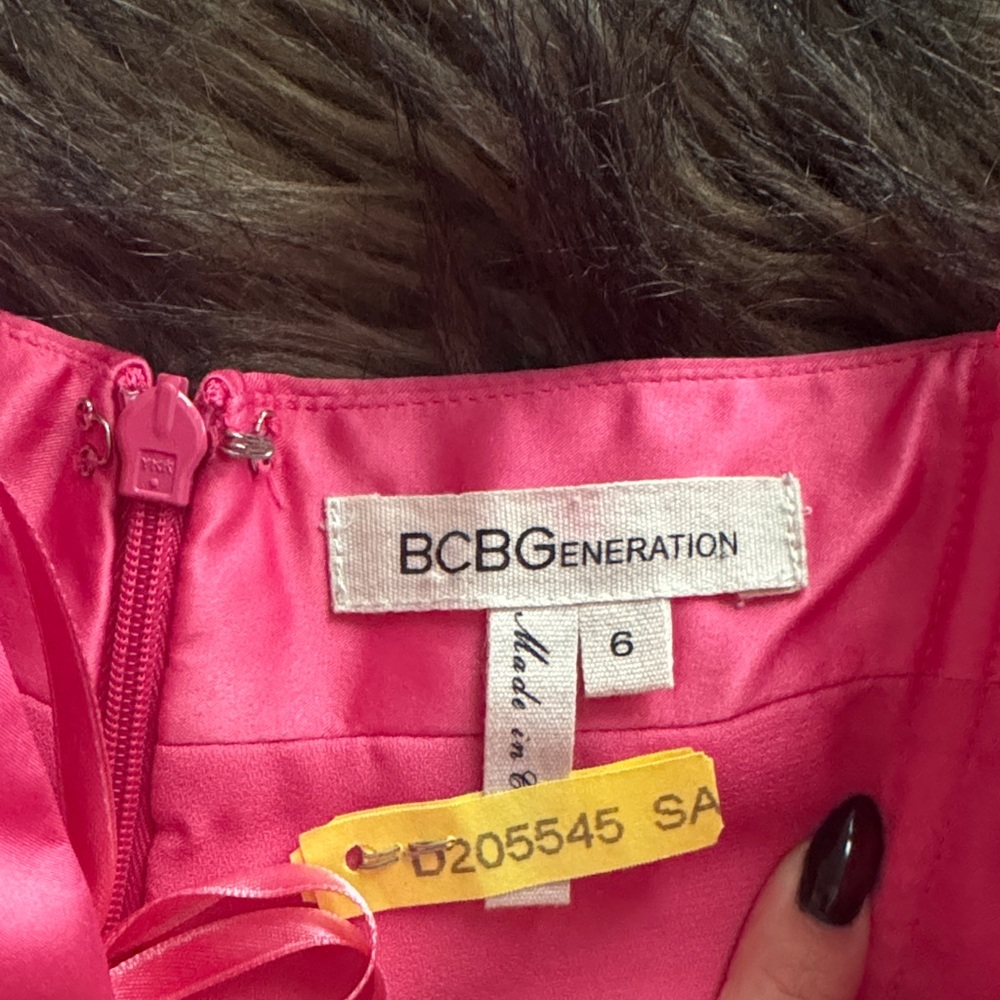 Bcbg pink strapless dress - Picture 3 of 5